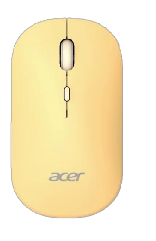 Mouse Optic Acer AMR130, USB-A/USB Wireless/Bluetooth, Yellow Acer