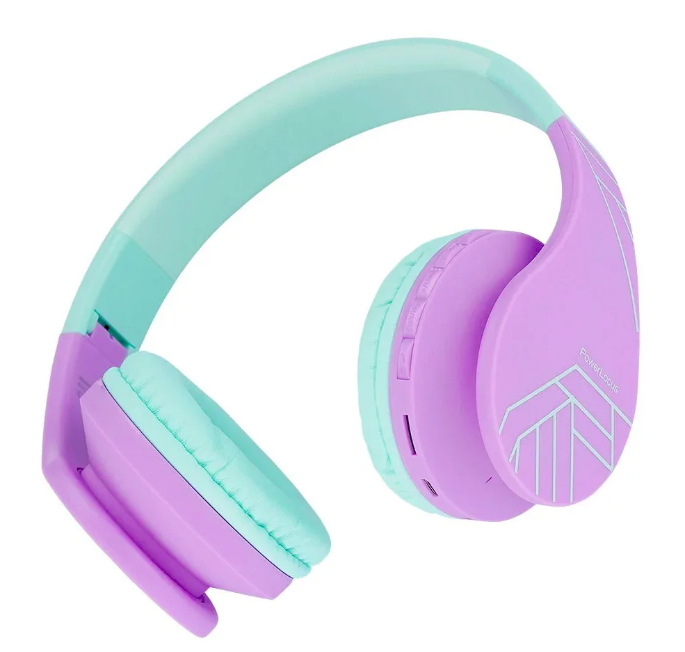 Casti Head-band PowerLocus P1, Wireless, Albastru Powerlocus