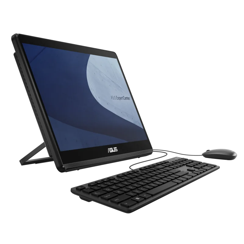 All-in-One ASUS ExpertCenter E1, E1600WKAT-BMR296M / 90PT0391-M01KD0, ecran 15.6 inch FHD (1920x1080) 16:9 LCD TN 60Hz glossy touch screen, luminozitate 250 nits, contrast 500:1, unghi vizualizare 90/60 grade, timp raspuns 10/20ms, screen-to-body ratio ASUS