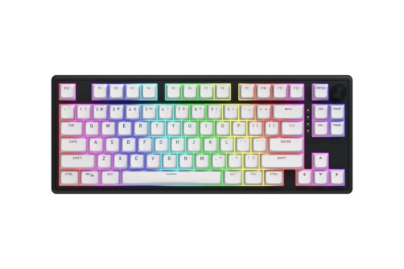 Tastatura Mecanica Gaming HATOR Skyfall Wireless 80, RGB, Wireless, Negru Hator