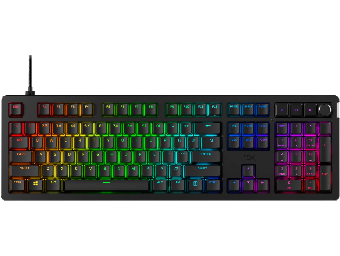 Tastatura Mecanica Gaming HyperX Alloy Rise, RGB, USB, negru HP