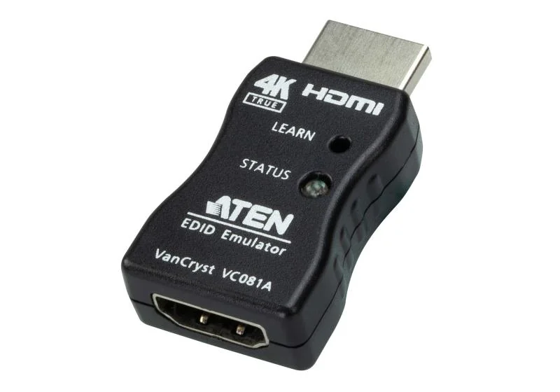 Emulator 4K HDMI EDID Aten VC081A-AT. Rezoluție video maximă: 3840 x 2160 Pixel ATEN