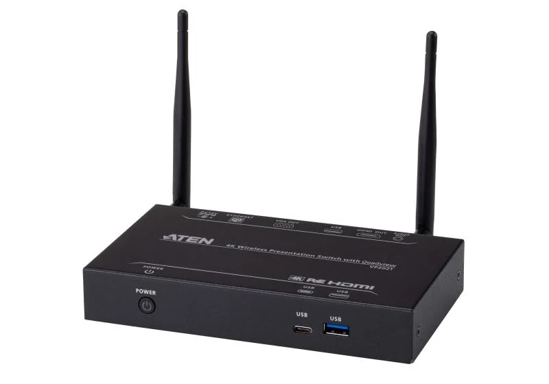 Switch video presentation wireless Aten VP2021; Factorul de formă: Spaţiul de lucru ATEN