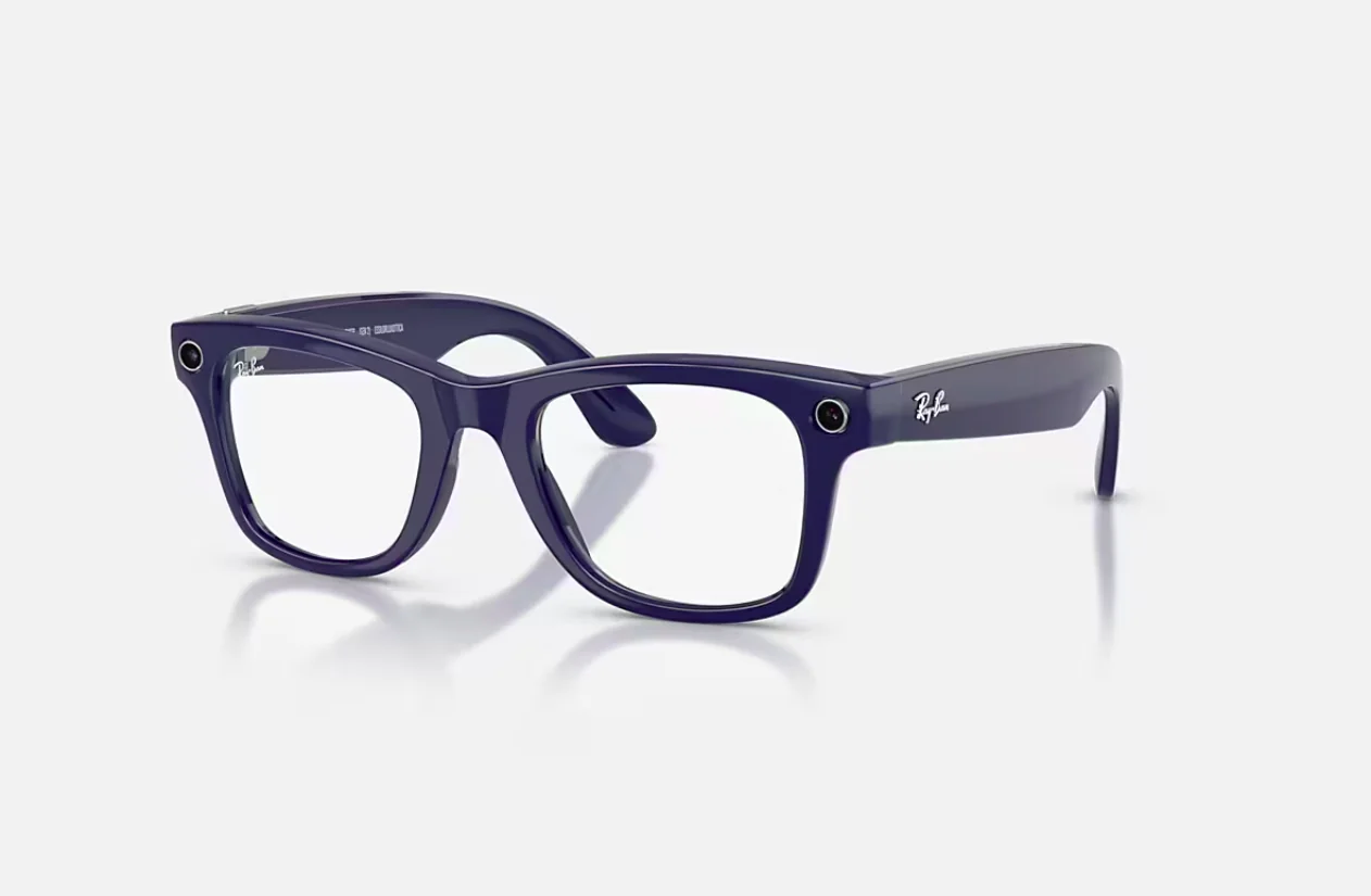 ORW4012 META WAYFARER High Bridge Fit - Shiny Cosmic Blue - Sapphire Transitions® Gen 2 Rayban