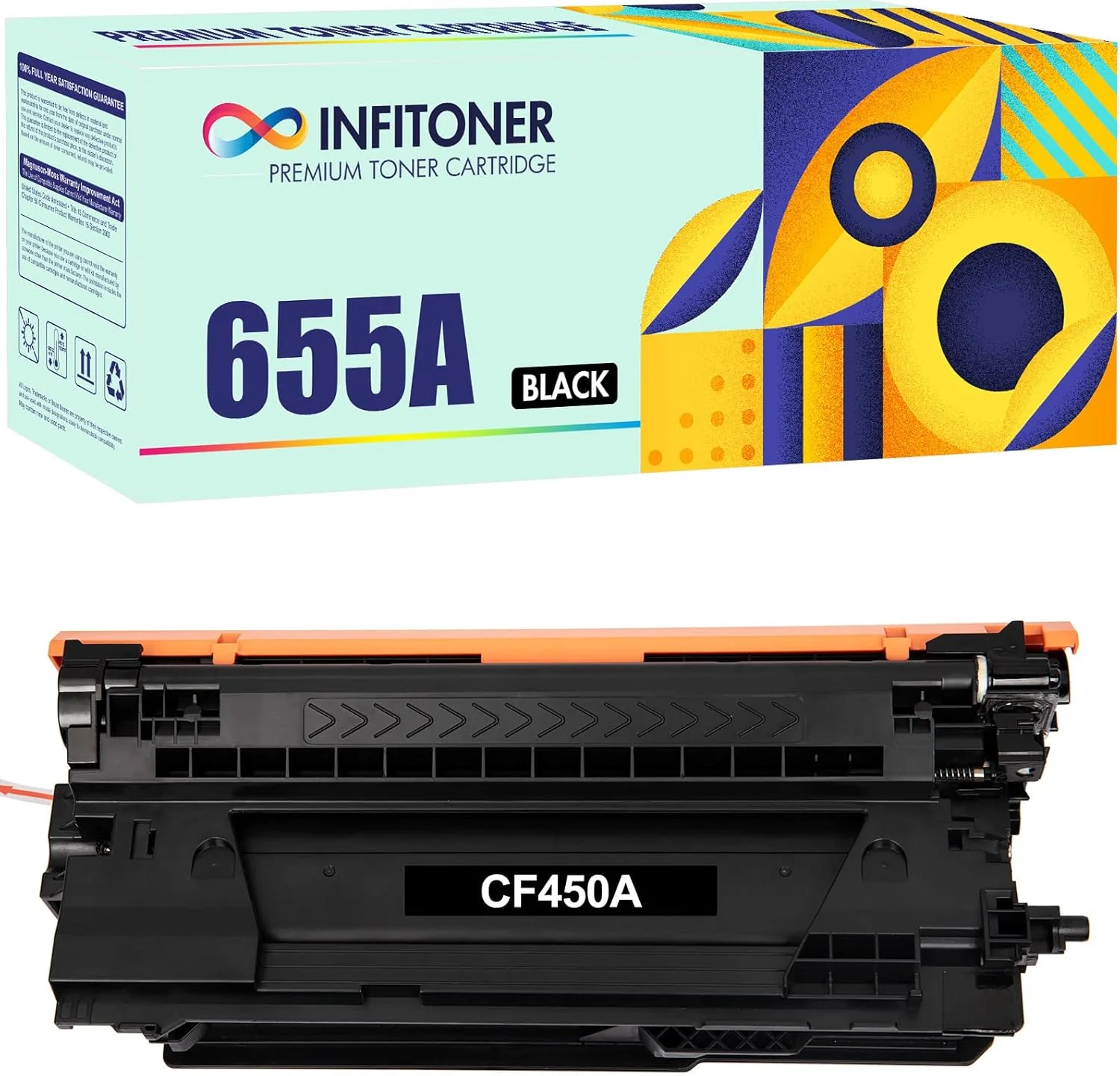 HP 655A Original LaserJet Toner Cartridge Black
