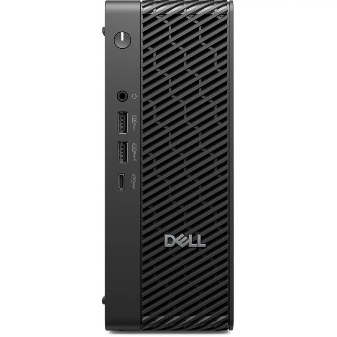 Desktop Workstation Dell Pro Max Micro FCM2250 cu procesor Intel Core Ultra 7 265 pana la 5.3 GHz, 16GB DDR5, 512GB SSD, RTX A4000, Linux, Black, 3 ani garantie Dell