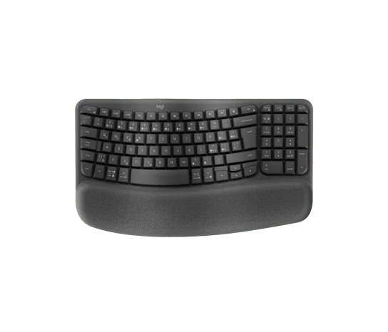 Wave Keys wireless ergonomic keyboard GRAPHITE (CZE-SKY) 2.4GHZ/BT UNIVERSAL Logitech