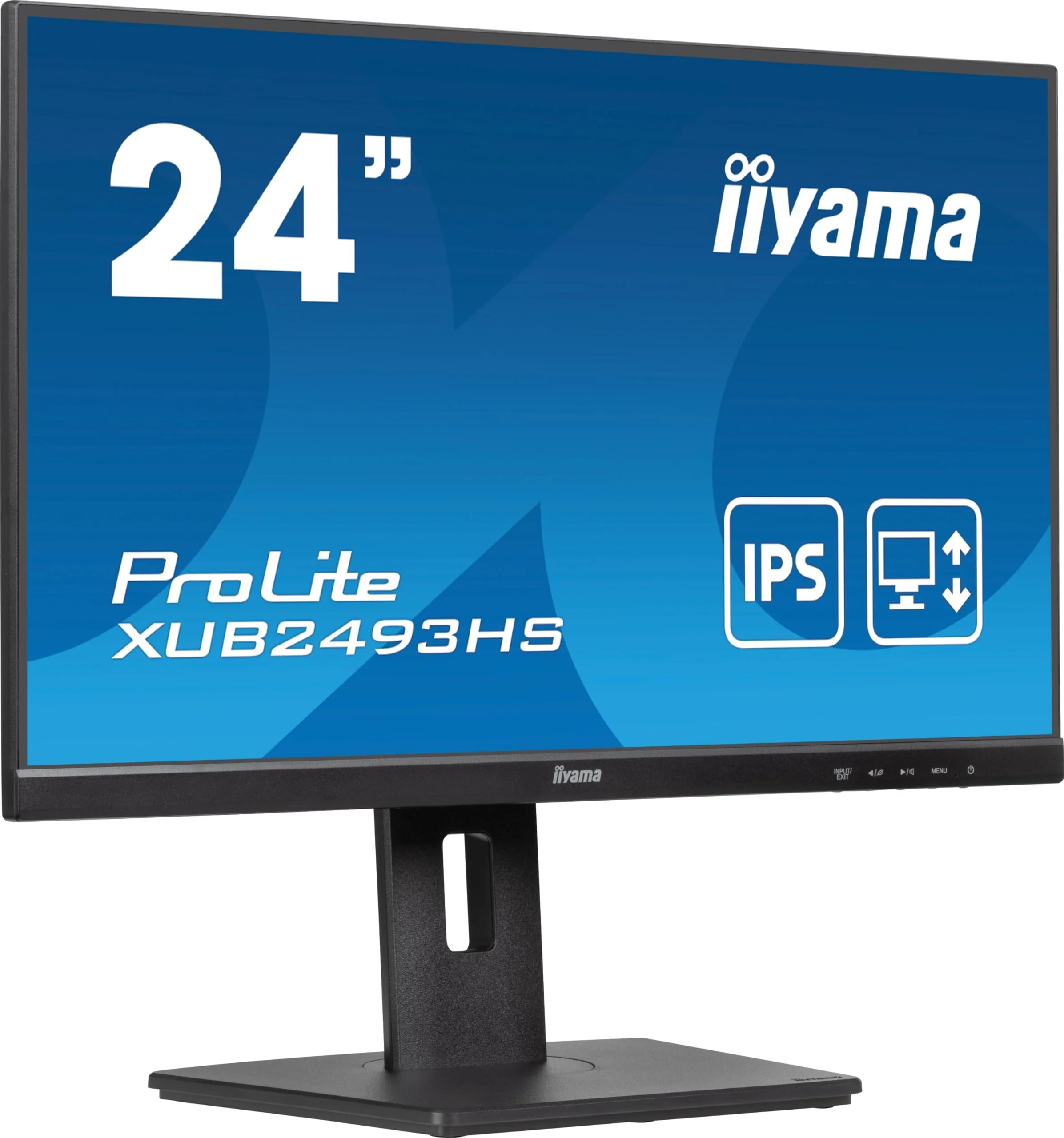 IIYAMA XUB2493HS-B6 24inch ETE IPS-panel 1920x1080 100Hz 250cd/m Speakers HDMI DisplayPort