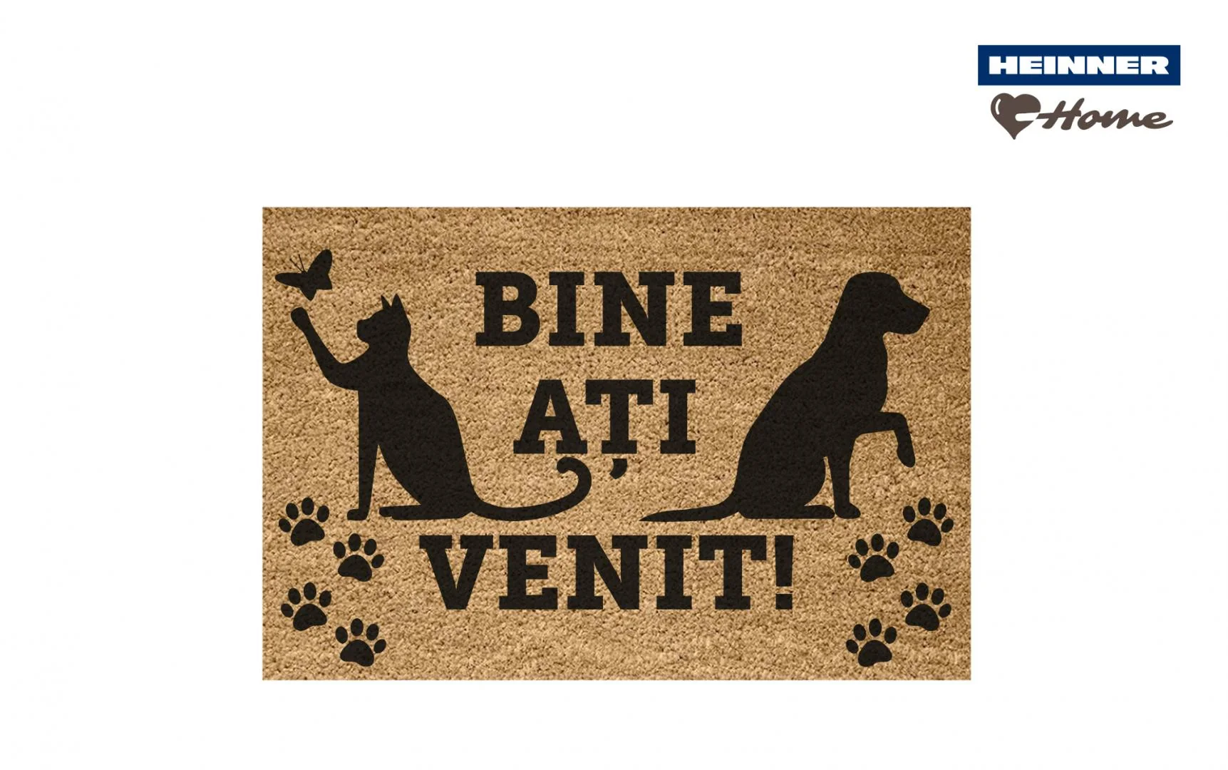 COVORAS INTRARE ANTIDERAPANT 60X40 CM, PAWS, HEINNER HOME Heinner