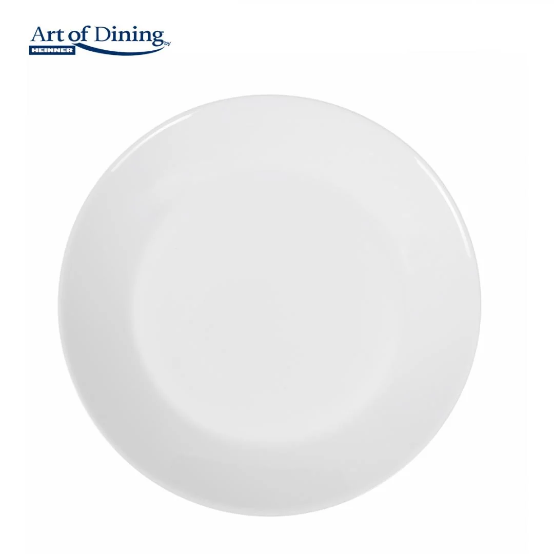 SET 6 FARFURII INTINSE OPAL ALB 25 CM, AIDA, ART OF DINING BY HEINNER Heinner