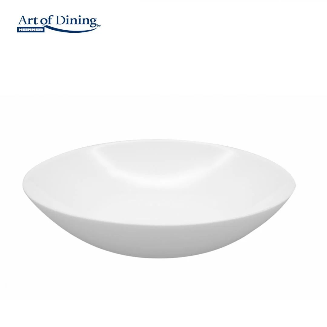 SET 6 FARFURII ADANCI OPAL ALB 20 CM, AIDA, ART OF DINING BY HEINNER Heinner