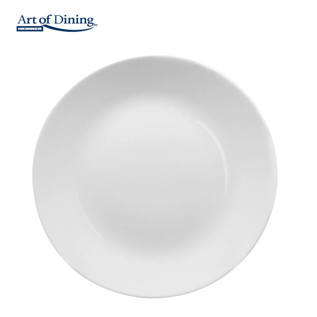 SET 6 FARFURII DESERT OPAL ALB 19 CM, AIDA, ART OF DINING BY HEINNER Heinner