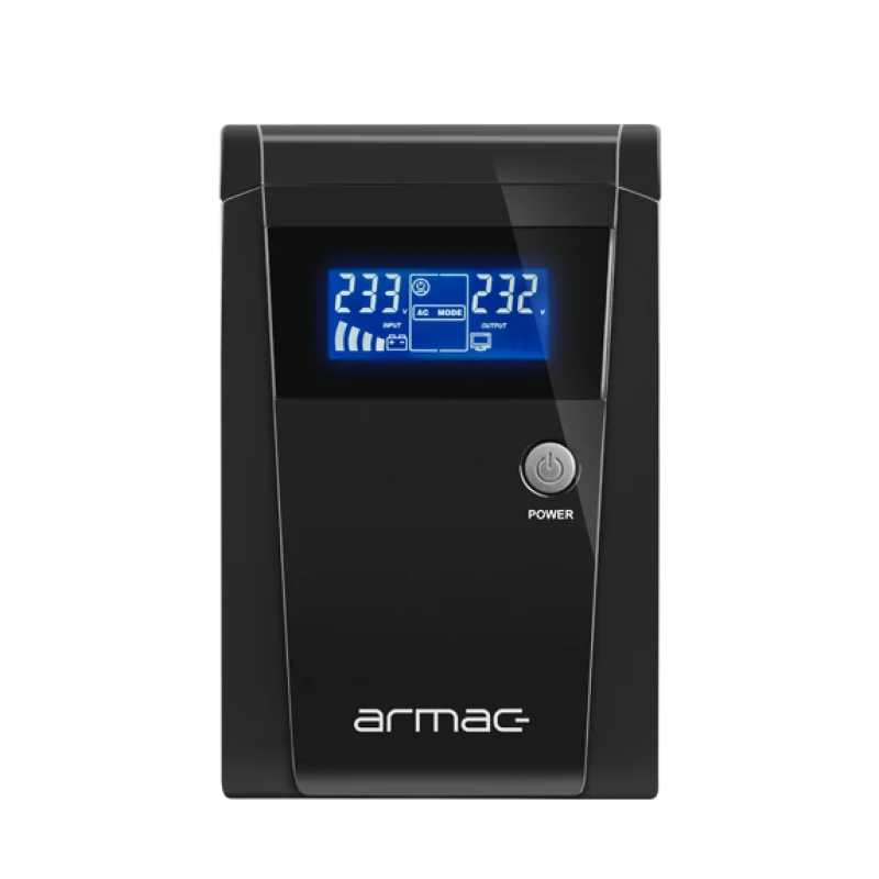 UPS ARMAC OFFICE O/1500F/LCD LINE-INTERACTIVE 1500VA 3X SCHUKO OUTLETS USB-B LCD METAL CASE Armac