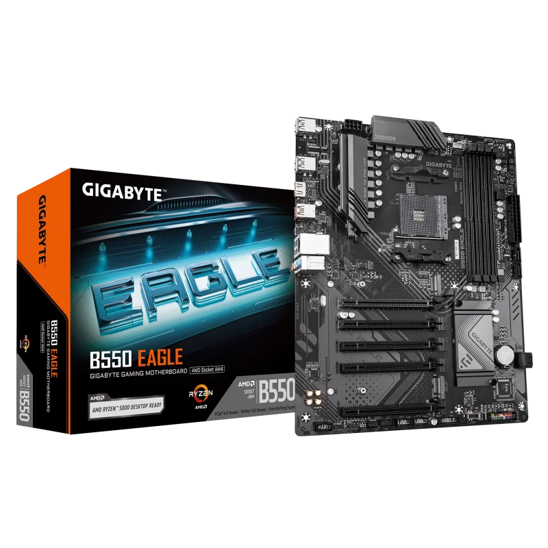 Placa de baza Gigabyte B550 EAGLE, Socket AM4, DDR4, ATX Gigabyte