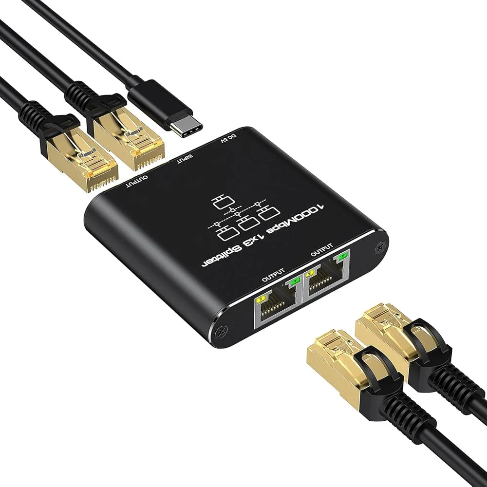 1 to 3 Gigabit Ethernet