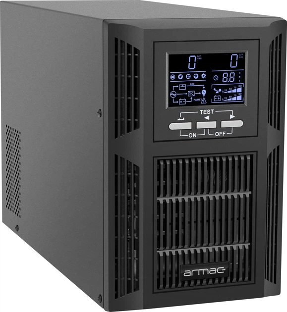 UPS ARMAC OFFICE ON-LINE PF1 1000VA LCD 4X IEC C13 METAL CASE DUST-FREE