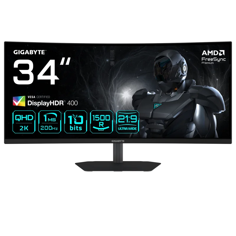 G34WQC2 34โ WQHD Curved Gaming Monitor - 3440 x 1440 Gigabyte