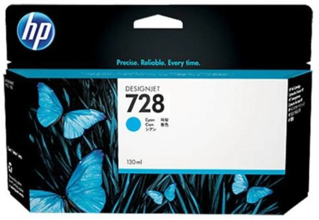 Cartus cerneala HP 728 cyan original F9J67A de 130ml