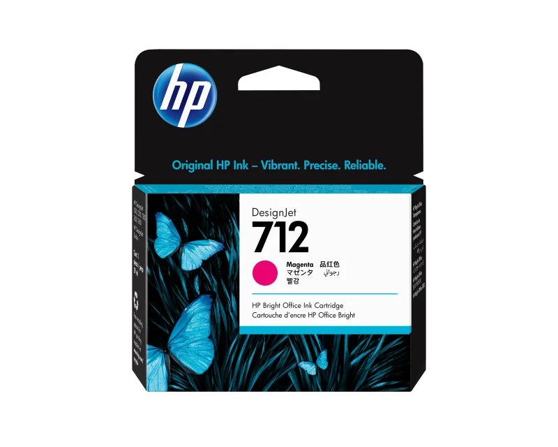712 29-ml Magenta DesignJet Ink Cartridge HP