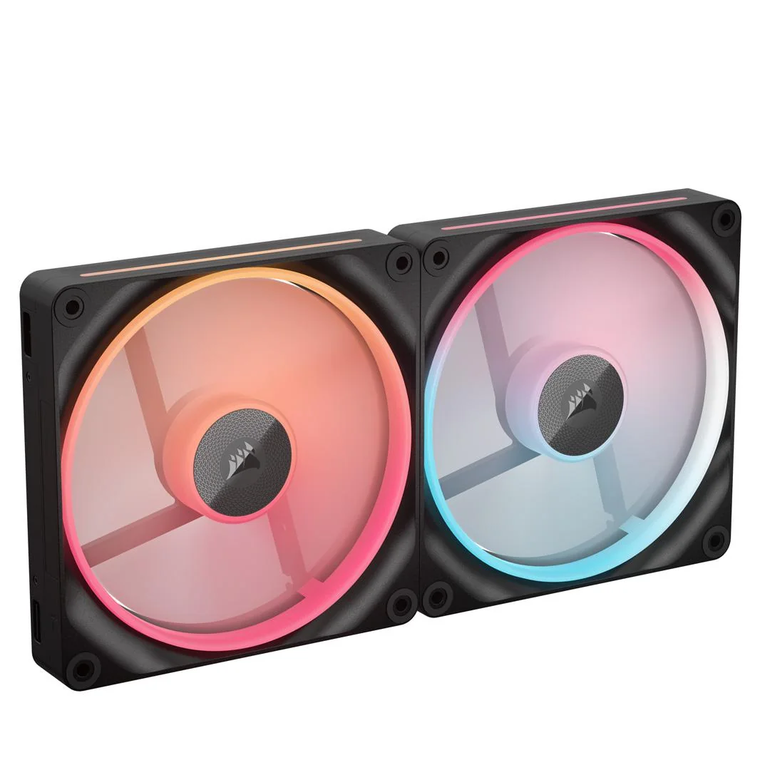 Ventilator Carcasa CORSAIR iCUE LINK LX140-R RGB, 14 cm, 2000 RPM, 2 ventilatoare, RGB Corsair