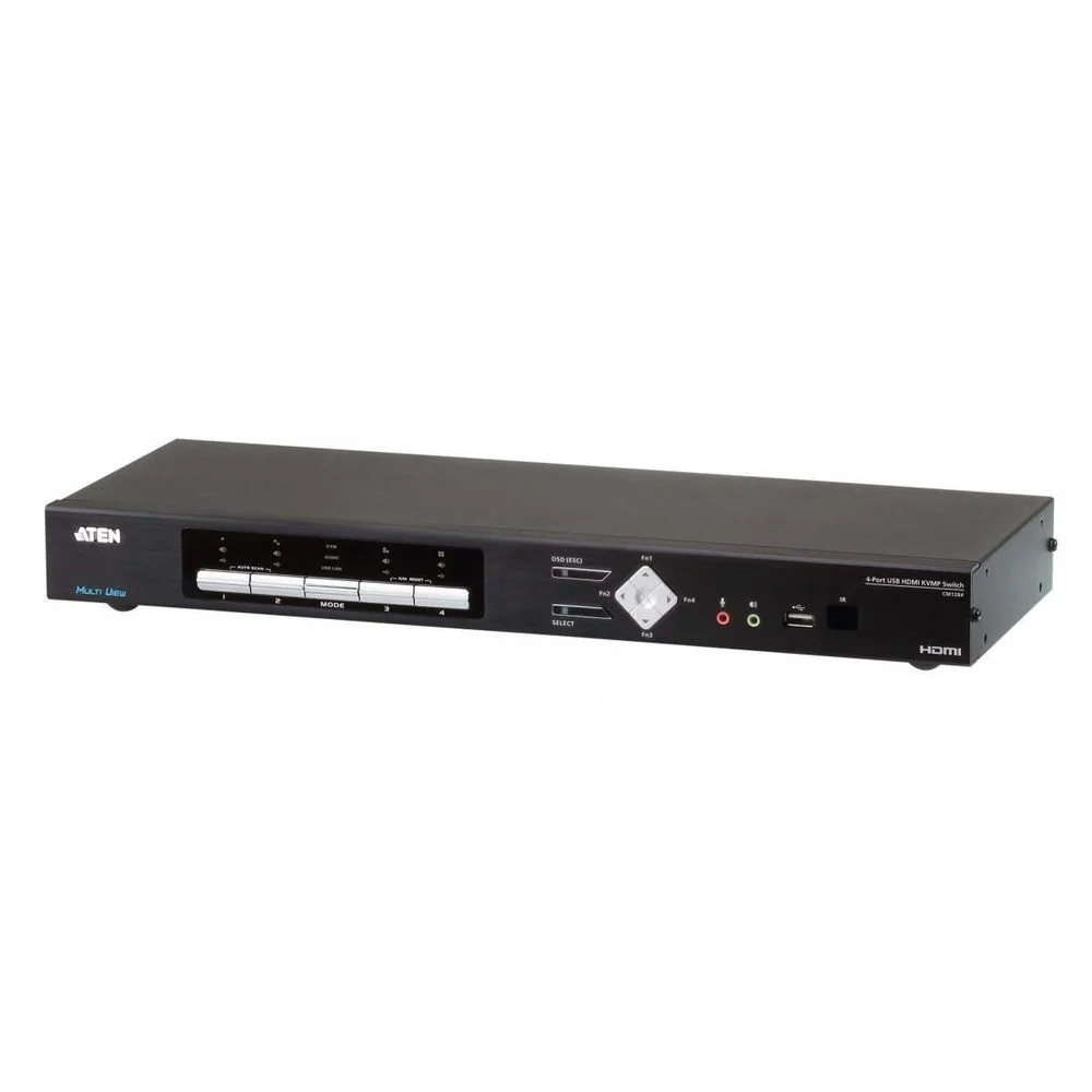 Switch KVM desktop ATEN CM1284. Tastatură de tip port: USB ATEN