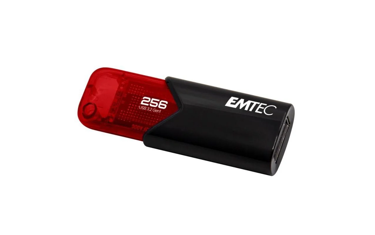 Memorie USB EMTEC Click Easy 256 GB, USB 3.2, Negru Emtec