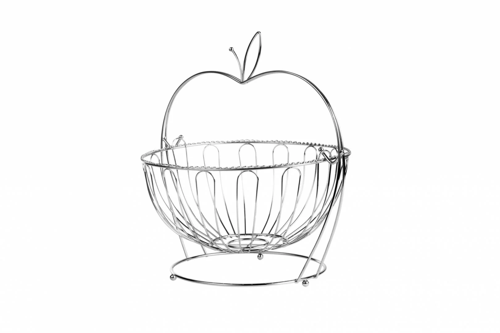 COS FRUCTE METALIC CU STAND, 30x29 CM,VANORA HOME Vanora