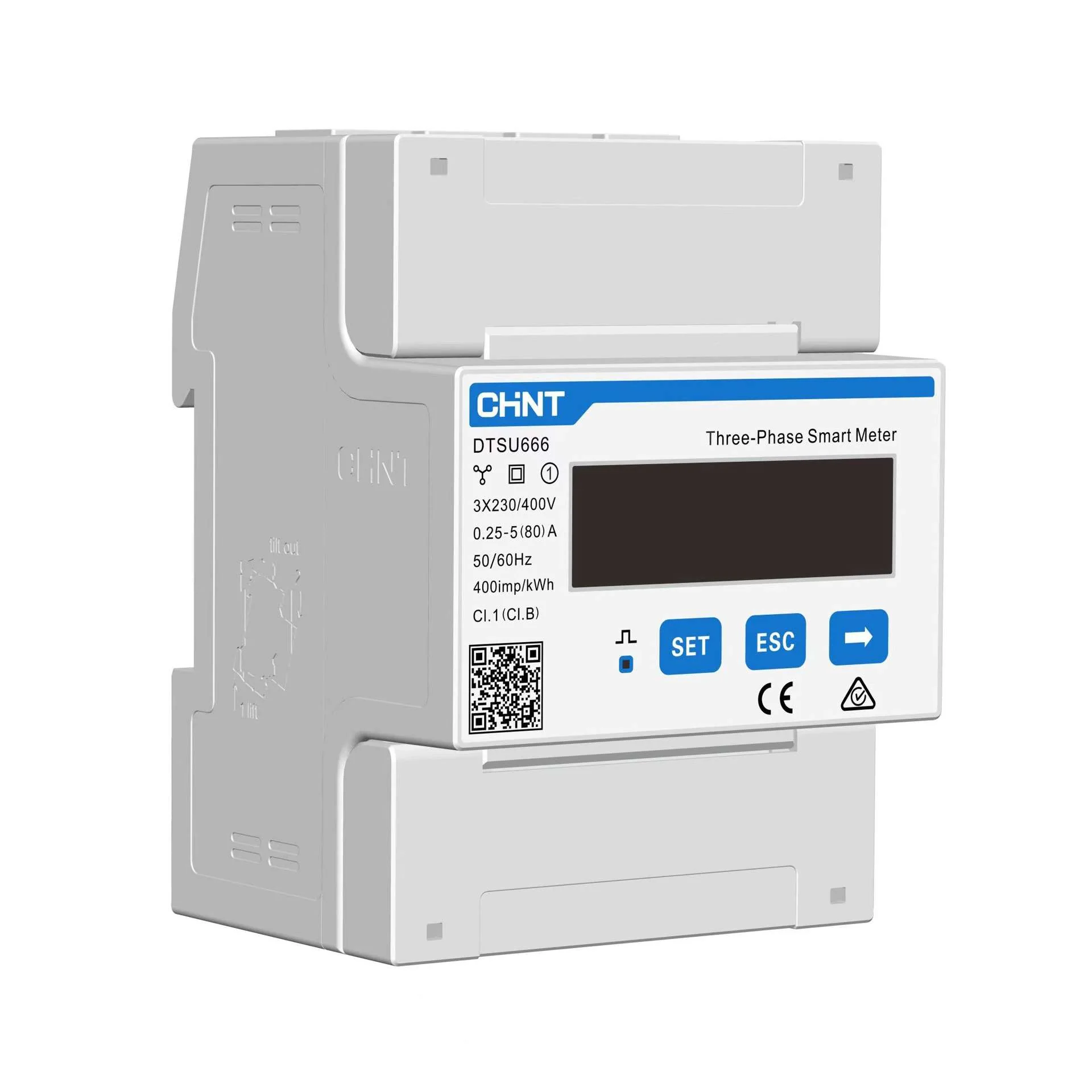 CHINT DTSU666, -25℃~+55℃ CHNT DTSU666 3*220/380V 100A/40mA 115200bps Solplanet