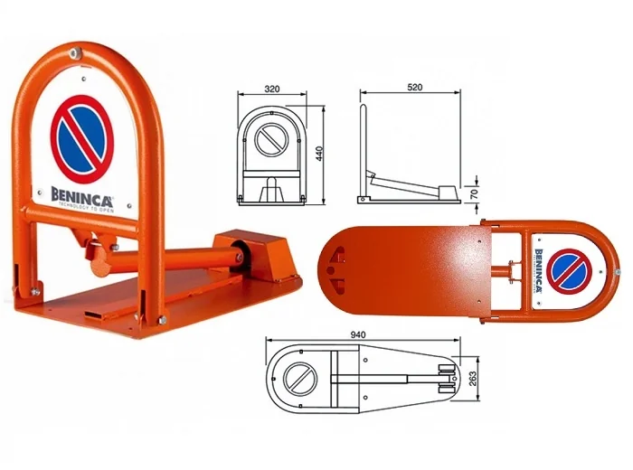 SISTEM MANUAL PENTRU BLOCARE LOC DE PARCARE Beninca