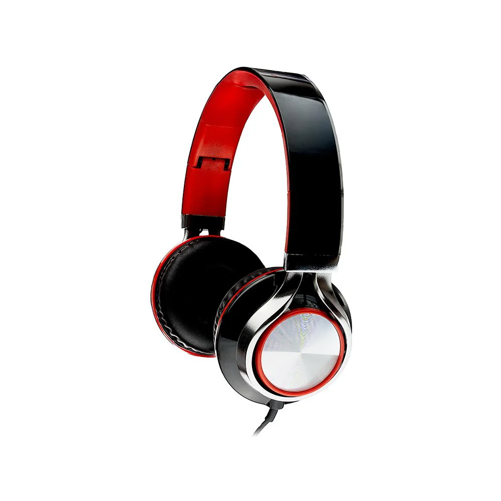 Casti Over-ear SPACER SPHS-SILVER, Cu fir, Rosu Spacer