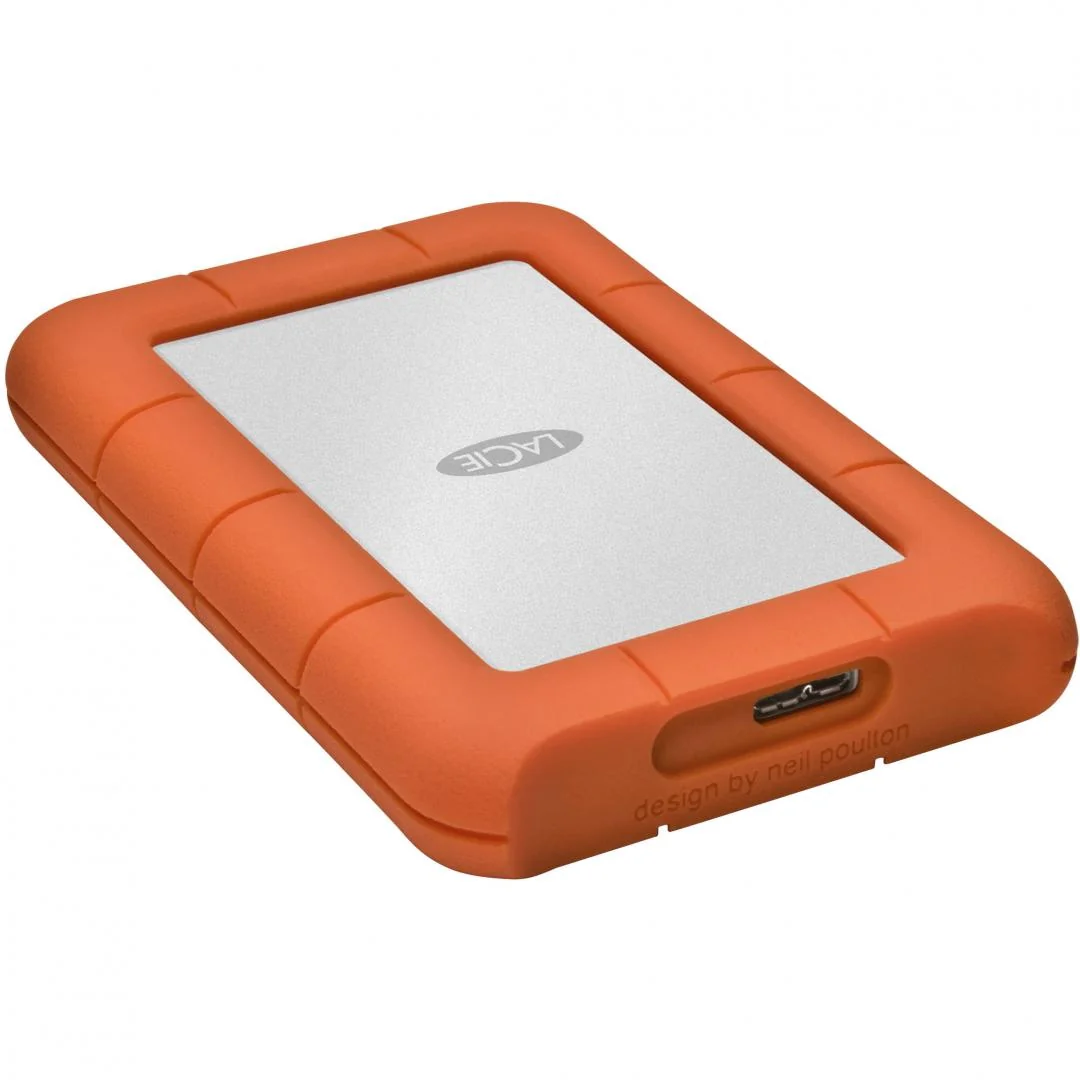 HDD Extern LaCie Rugged Mini, 5TB, Portocaliu, USB 3.0 Lacie