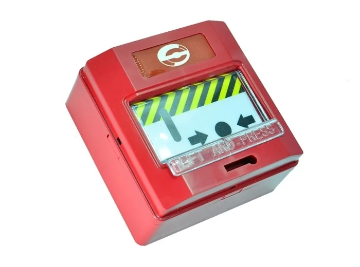 BUTON INCENDIU SWITCH CU GEAM DE PLASTIC Wizmart