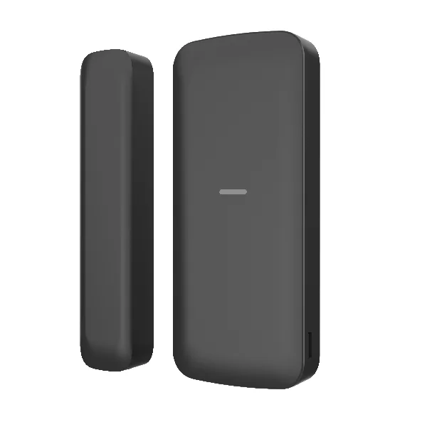 Contact magnetic wireless negru AXPRO Hikvision DS-PDMCS-EG2-WE(B)/BK , frecventa operare: 868 MHz, transmisie: Tri-X Wireless, criptare: AES-128, distanta comunicare: 1200 m in camp deschis, metoda de detectie: deschidere contact, SSI(Signal Strength Hikvision