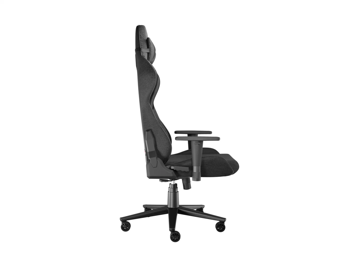 Scaun gaming Genesis Nitro 550 G2, material Synthetic PU + Textil, reglabil pe inaltime, greutate maxima suportata 150 kg, inaltime scaun reglabil 46.5 - 53.5 cm, spatar ajustabil 135°, dimensiuni roti 60mm, gri Genesis