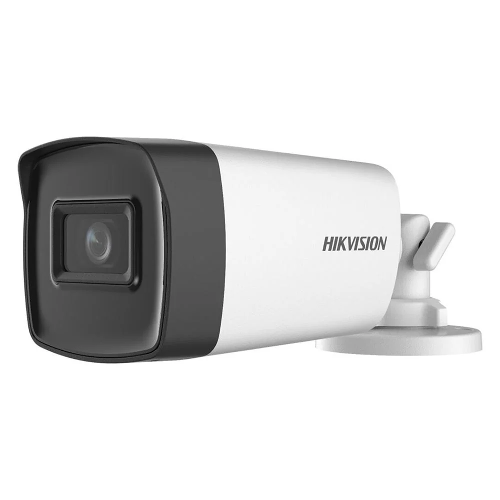 Camera supraveghere Turbo HD bullet Hikvision DS-2CE17H0T-IT3E(2.8mm) C, 5MP, POC, rezolutie 2560 ร 1944 @20fps, iluminare 0.01 Lux @ (F2.0, AGC ON), 0 Lux cu IR, lentila 2.8mm, distanta IR 40m, Digital WDR, BLC, HLC, Global, 2D DNR, ICR, 1 HD analog Hikvision