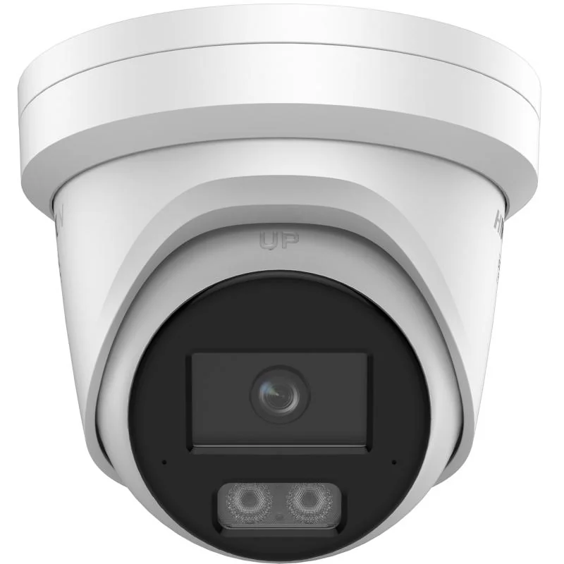 Camera de supraveghere IP Turret 8MP Hikvision DS-2CD2387G3-LIY(2.8MM), lentila fixa 2.8mm, iluminare min: Color: 0.0005 Lux @ (F1.0, AGC ON),0 Lux cu lumina alba: 30m, IR 30m, microfon incorporat, slot card de memorie: microSD/microSDHC/microSDXC maxim