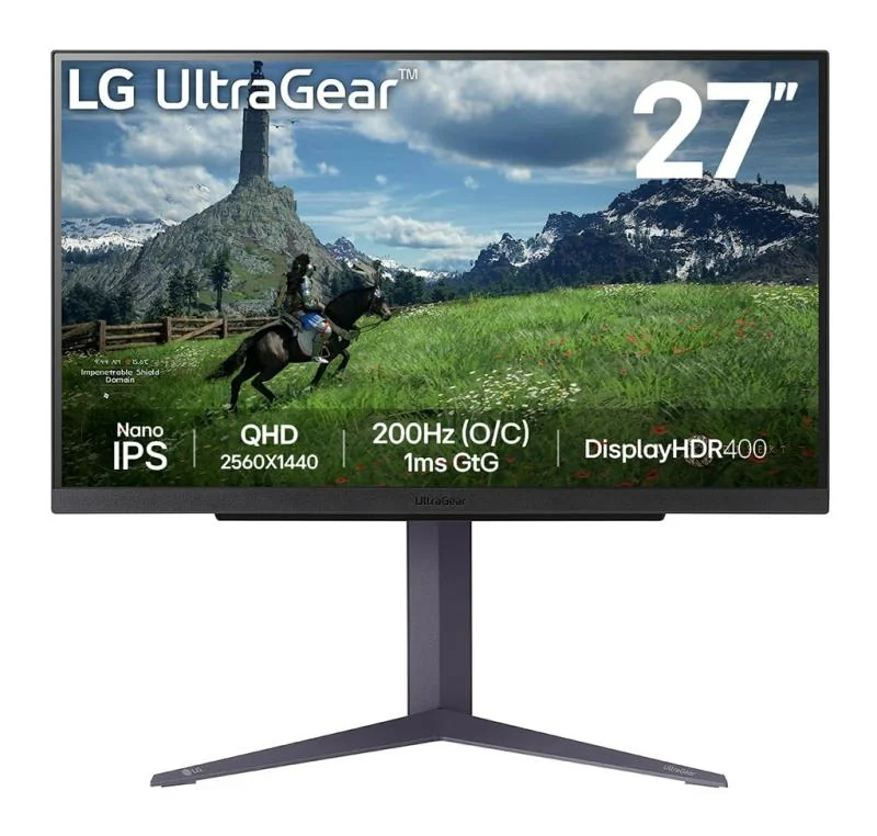 Monitor Consumer LG 27GS85Q-B, 27", 2560 x 1440 pixeli, Black, 2 ani Garantie LG