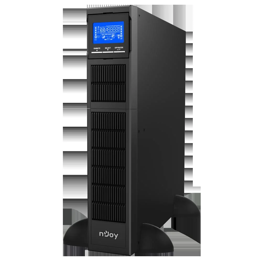 UPS nJoy Balder 3000, 3000VA/ 3000W, On-line, LCD Display, Montare Rack/Tower, 8 Prize IEC 13 1x IEC C19, Dubla conversie, Plaja larga de tensiuni acceptate, Eficienta impresionanta de pana la 96%, Frecventa: 40Hz ~ 70 Hz, Dimensiuni: 630 x 438 x 88 mm, nJoy