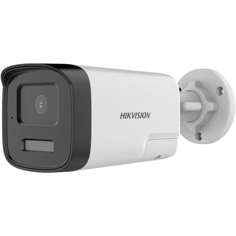 Camera de supraveghere Bullet 3K Hikvision DS-2CE17K0T-LTS(2.8MM), lentila fixa 2.8mm, iluminare min: 0.01 Lux @ (F1.6, AGC ON), 0 Lux cu lumina alba: 40m, IR 40m, iesire TVI, alimentare: 12 VDC ± 25%, max.7.6 W, protectie: IP67, dimensiuni: 211 mm × Hikvision