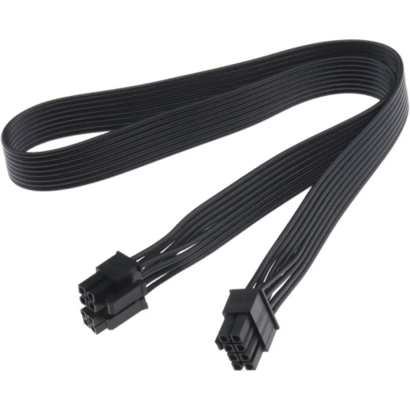 Type 4 Sleeved black 8pin EPS12V Cable, compatible with all Corsair type 4 pin out PSU Corsair