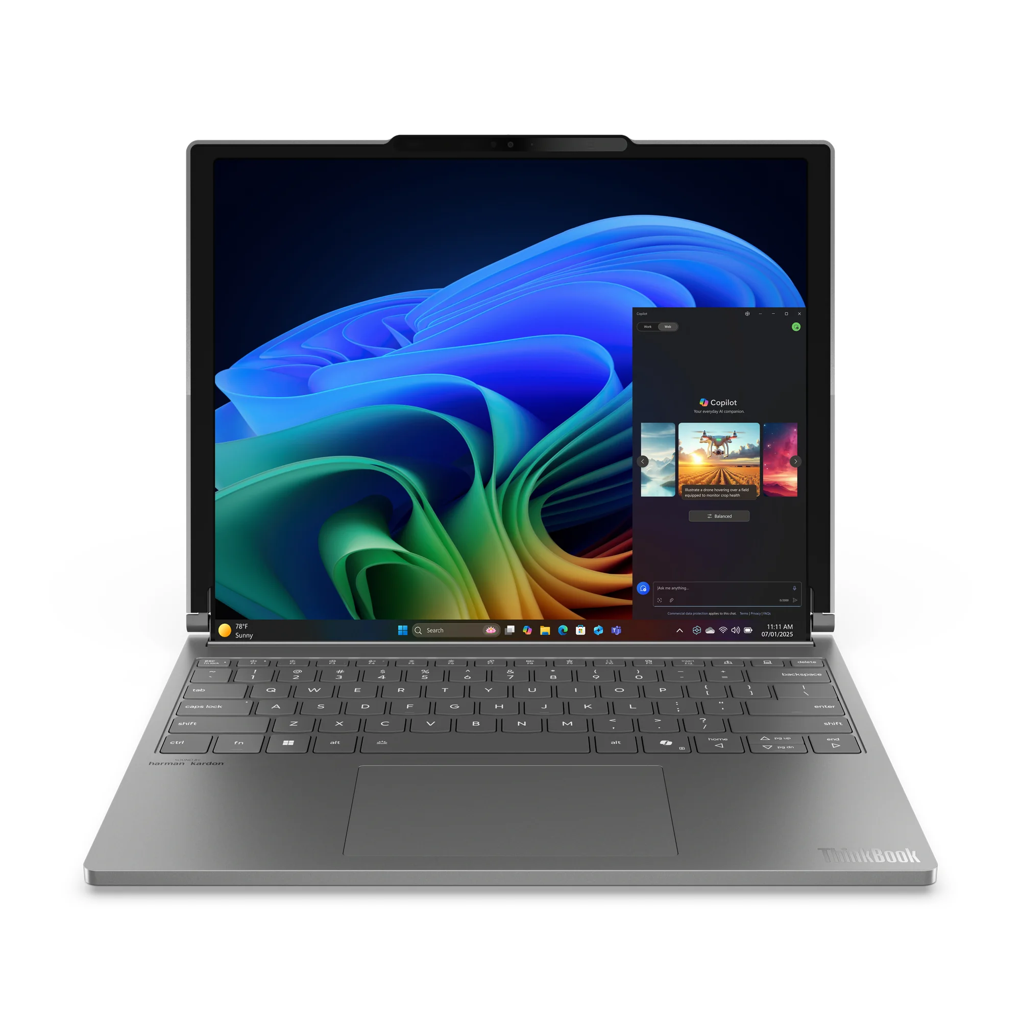 ThinkBook Plus G6 Intel Core Ultra 7 258V 14inch/16.7inch POLED rollable 32GB 1TB UMA W11P luna grey 3Y Lenovo