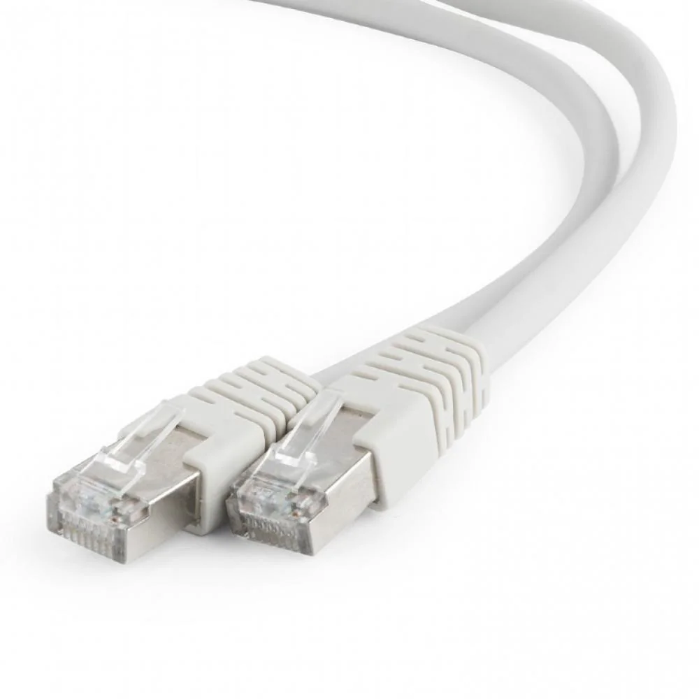 Patchcord FTP Spacer Cat6, material cupru aluminiu, lungime 30m, AWG26 alb Spacer