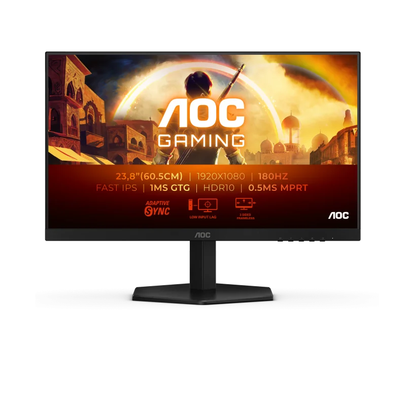 Monitor Gaming AOC 24G42E, 24", 1920 x 1080 pixeli, Black, 3 ani Garantie AOC