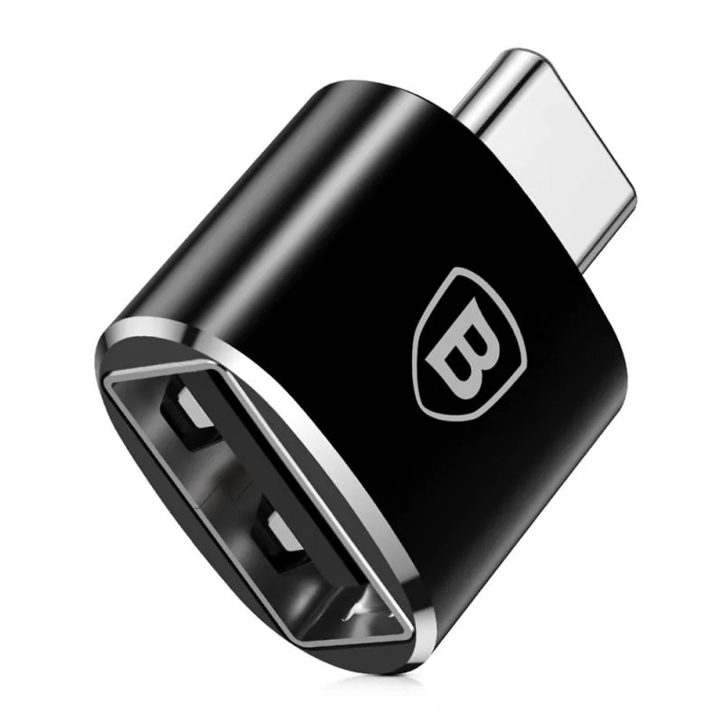 Adaptor Baseus Mini OTG CATOTG-01, negru Baseus