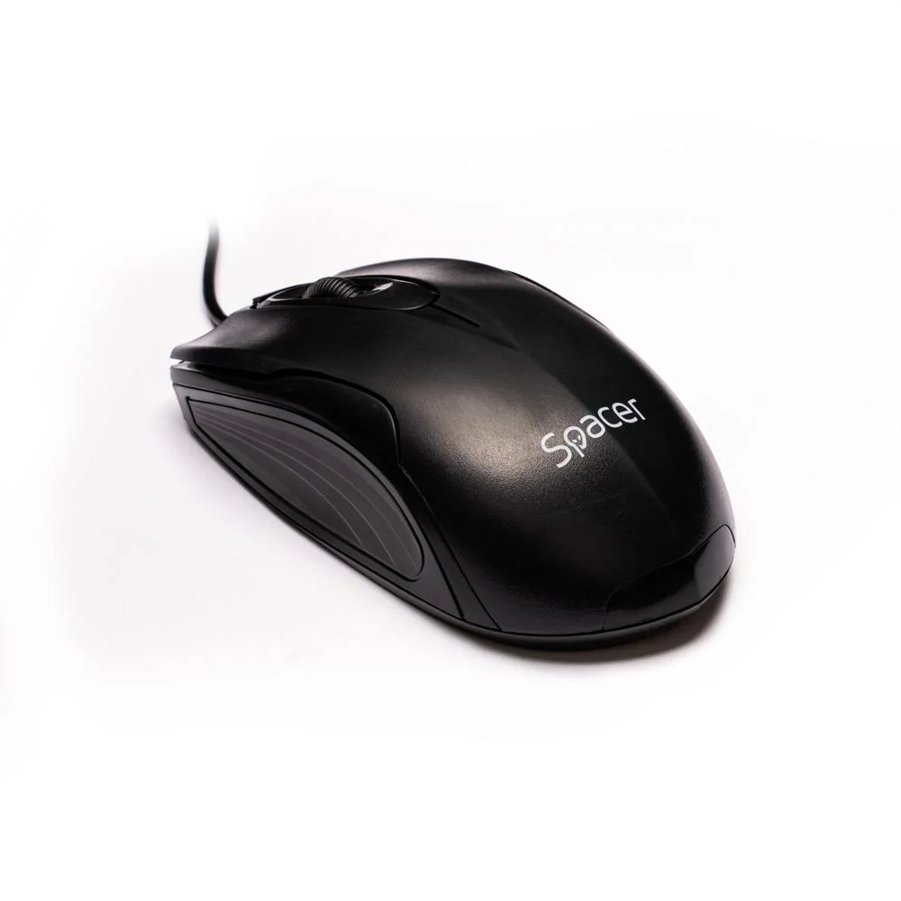Mouse SPACER SPMO-M11, Sub 1000 dpi, Negru Spacer