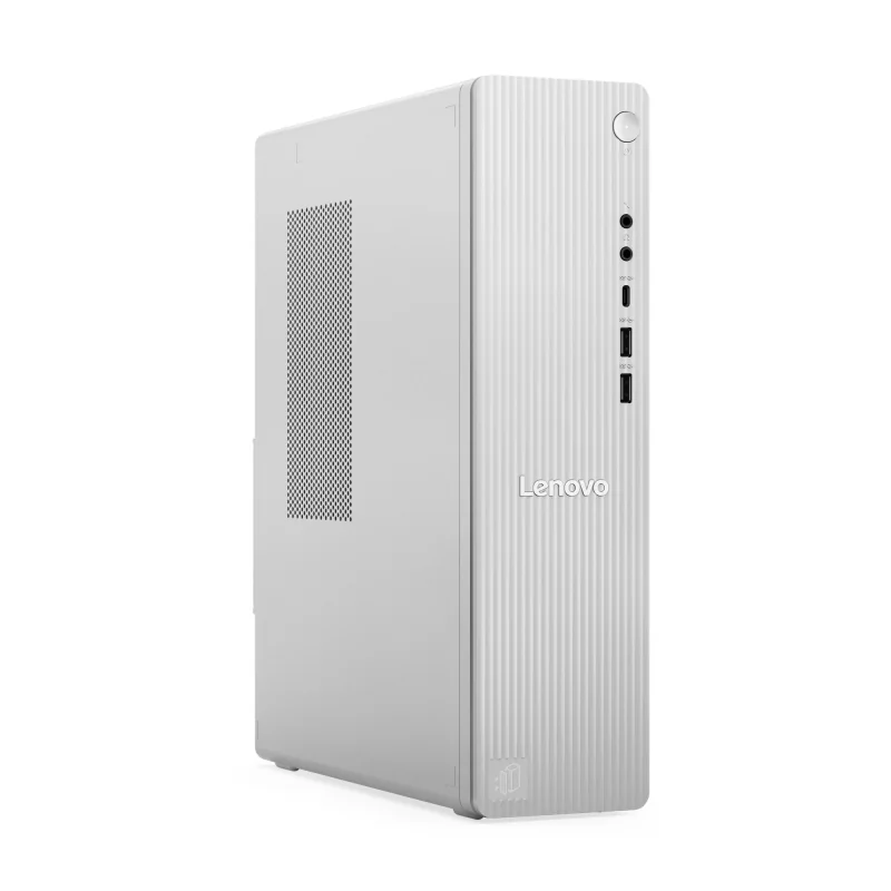 Desktop Consumer Lenovo IdeaCentre Tower 08AKP10 cu procesor AMD Ryzen 7 250 pana la 5.1 GHz, 8 GB DDR5, 512GB SSD, AMD Radeon 780M, Fara OS, Gri, 2 ani Garantie Lenovo