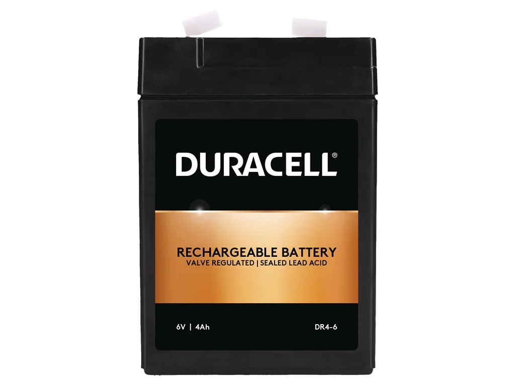 Security Battery Duracell, voltage 6V 4Ah VRLA, capacity 4000mAh Duracell