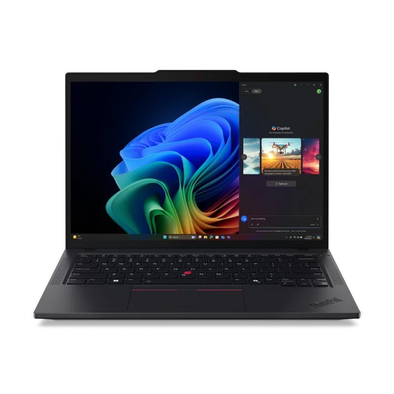 Laptop Business Lenovo ThinkPad T14 Gen 6 (AMD) Copilot+ PC, cu procesor Ryzen AI 7 PRO 350, 14'' IPS, 64 GB DDR5, 1 TB, AMD Radeon 860M, Windows 11 Pro, 3 ani Garantie Lenovo