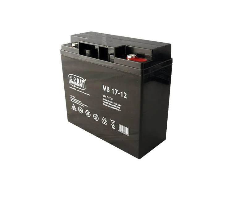 Acumulator VRLA AGM fara intretinere Megabat MB17-12; Capacitate:17Ah; Voltaj: 12V; Terminal: M5; dimensiuni: 181 × 76 × 167mm; greutate: 4.9kg Other