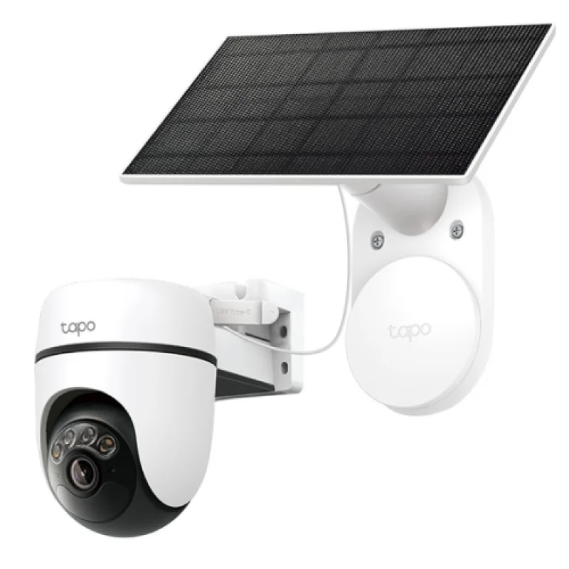 Solar Cam 2K Pan/Tilt (2-Cam Kit) HB112, 1/2.8" CMOS Sensor, 2× 850nm IR LED, 2× LED(Color Temperature: 3000K), Pan Mechanical Range: 340° (360° Pan Coverage), Tilt Mechanical Range: 90° (130° Tilt Coverage) TP-Link